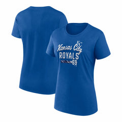 Kansas City Royals Fanatics Women's Logo Fitted T-Shirt On Sale