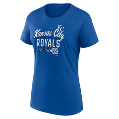 Kansas City Royals Fanatics Women's Logo Fitted T-Shirt On Sale