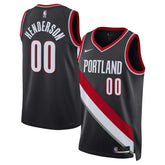 Nike - Scoot Henderson Portland Trail Blazers Unisex 2023 NBA Draft Swingman Jersey - Icon Edition - Black