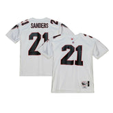 Deion Sanders Atlanta Falcons 1991 Authentic Throwback Retired Player Jersey White - Mitchell & Ness
