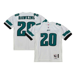 Brian Dawkins Philadelphia Eagles 1996 Authentic Throwback Retired Player Jersey White - Mitchell & Ness
