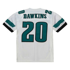 Brian Dawkins Philadelphia Eagles 1996 Authentic Throwback Retired Player Jersey White - Mitchell & Ness