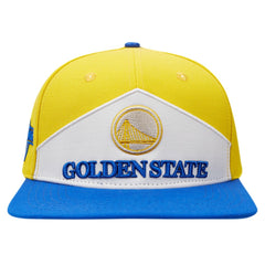 NBA - Golden State Warriors Pro Standard Pinch Chevron Adjustable Hat - Gold/Royal