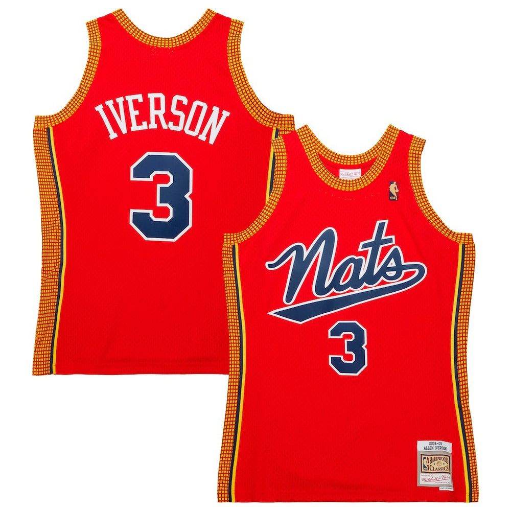 Mitchell & Ness - Allen Iverson Philadelphia 76ers 2004/05 Hardwood Classics Swingman Jersey - Red