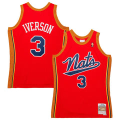 Mitchell & Ness - Allen Iverson Philadelphia 76ers 2004/05 Hardwood Classics Swingman Jersey - Red