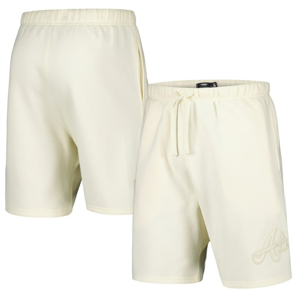 Atlanta Braves Pro Standard Neutral Fleece Shorts discount