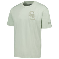 Colorado Rockies Pro Standard Oversized Neutral CJ Dropped Shoulders T-Shirt for sale