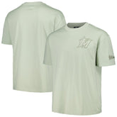 Miami Marlins Pro Standard Oversized Neutral CJ Dropped Shoulders T-Shirt for sale