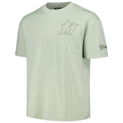 Miami Marlins Pro Standard Oversized Neutral CJ Dropped Shoulders T-Shirt for sale