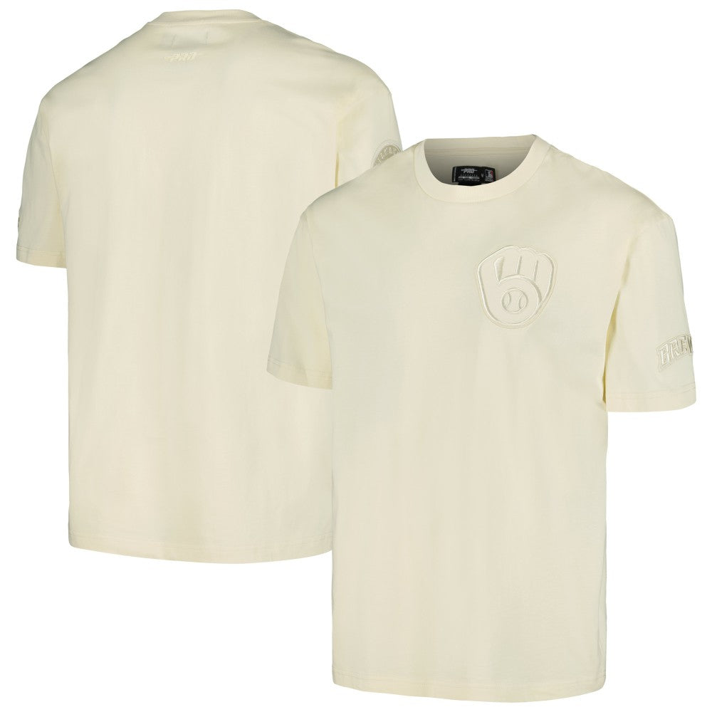Milwaukee Brewers Pro Standard Oversized Neutral CJ Dropped Shoulders T-Shirt On Sale