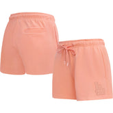 Los Angeles Dodgers Pro Standard Women's Neutral Fleece Shorts for sale