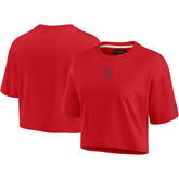 St. Louis Cardinals Fanatics Women's Elements Super Soft Boxy Cropped T-Shirt Sale