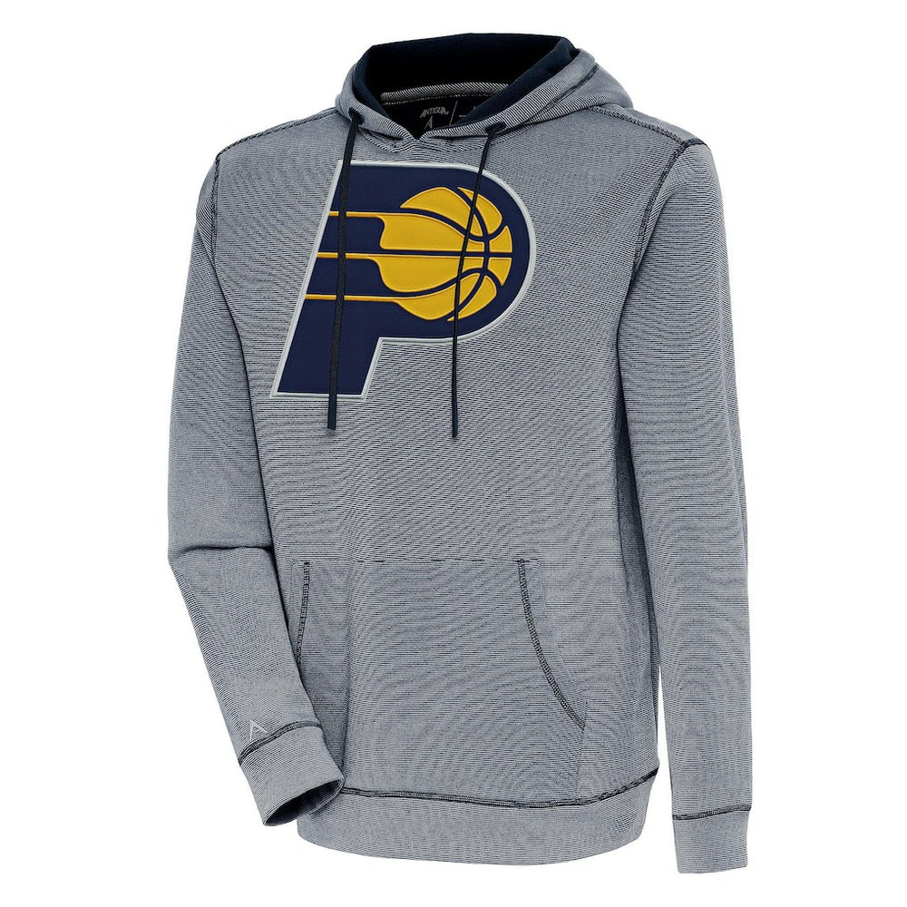 NBA - Indiana Pacers Antigua Axe Bunker Tri-Blend Pullover Hoodie - Navy