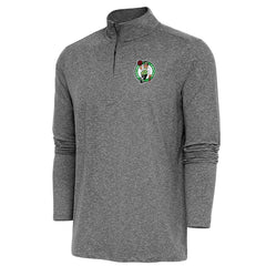 NBA - Boston Celtics Antigua Hunk Quarter-Zip Pullover Top - Heather Black