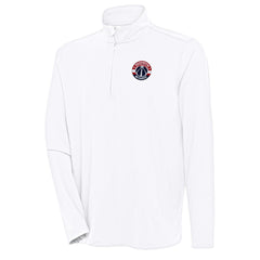 NBA - Washington Wizards Antigua Hunk Quarter-Zip Pullover Top - White