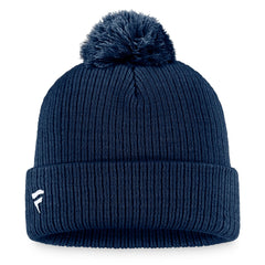 Tennessee Titans Women's Cuffed Knit Hat with Pom Navy - Fanatics
