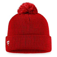 Tampa Bay Buccaneers Women's Cuffed Knit Hat with Pom Red - Fanatics