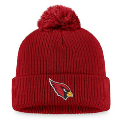 Arizona Cardinals Women's Logo Cuffed Knit Hat with Pom Cardinal - Fanatics