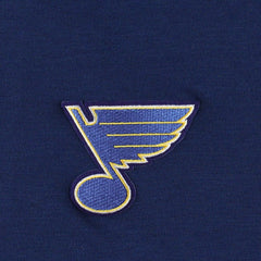 St. Louis Blues - Antigua Spikes Raglan Quarter-Zip Hoodie Heather Navy