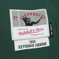 Keyshawn Johnson New York Jets Legacy Replica Jersey Green - Mitchell & Ness