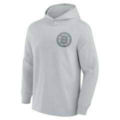 Boston Bruins Fanatics Elements Lightweight Tri-Blend Fleece Hoodie Gray