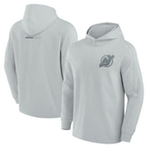 New Jersey Devils - Fanatics Elements Lightweight Tri-Blend Fleece Hoodie Gray