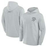 Pittsburgh Penguins Fanatics Elements Lightweight Tri-Blend Fleece Hoodie Gray