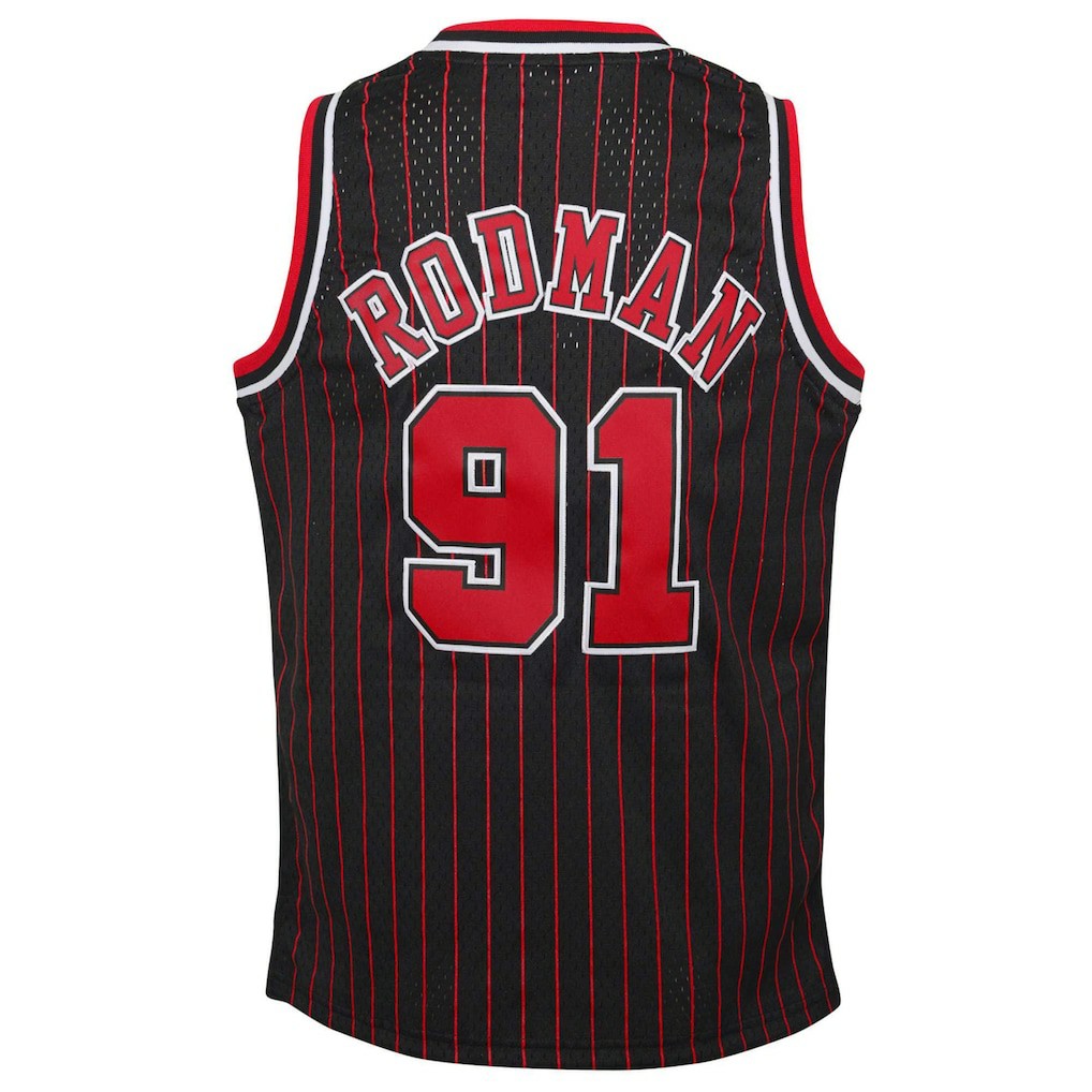 Dennis Rodman Chicago Bulls Youth 1995/96 Hardwood Classics Swingman Jersey sale - Black | NBA Jerseys