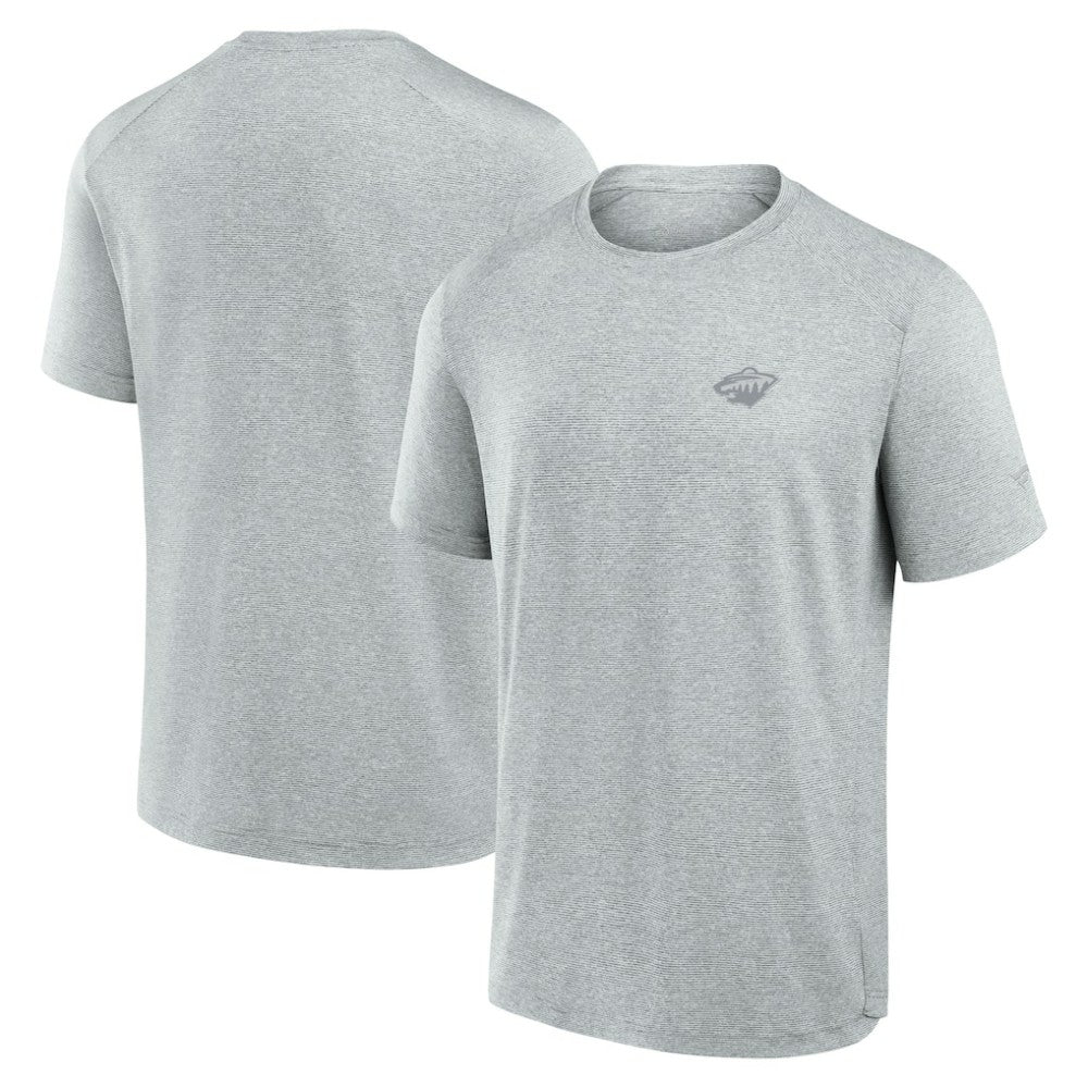 Minnesota Wild - Fanatics Front Office Tech T-Shirt Gray