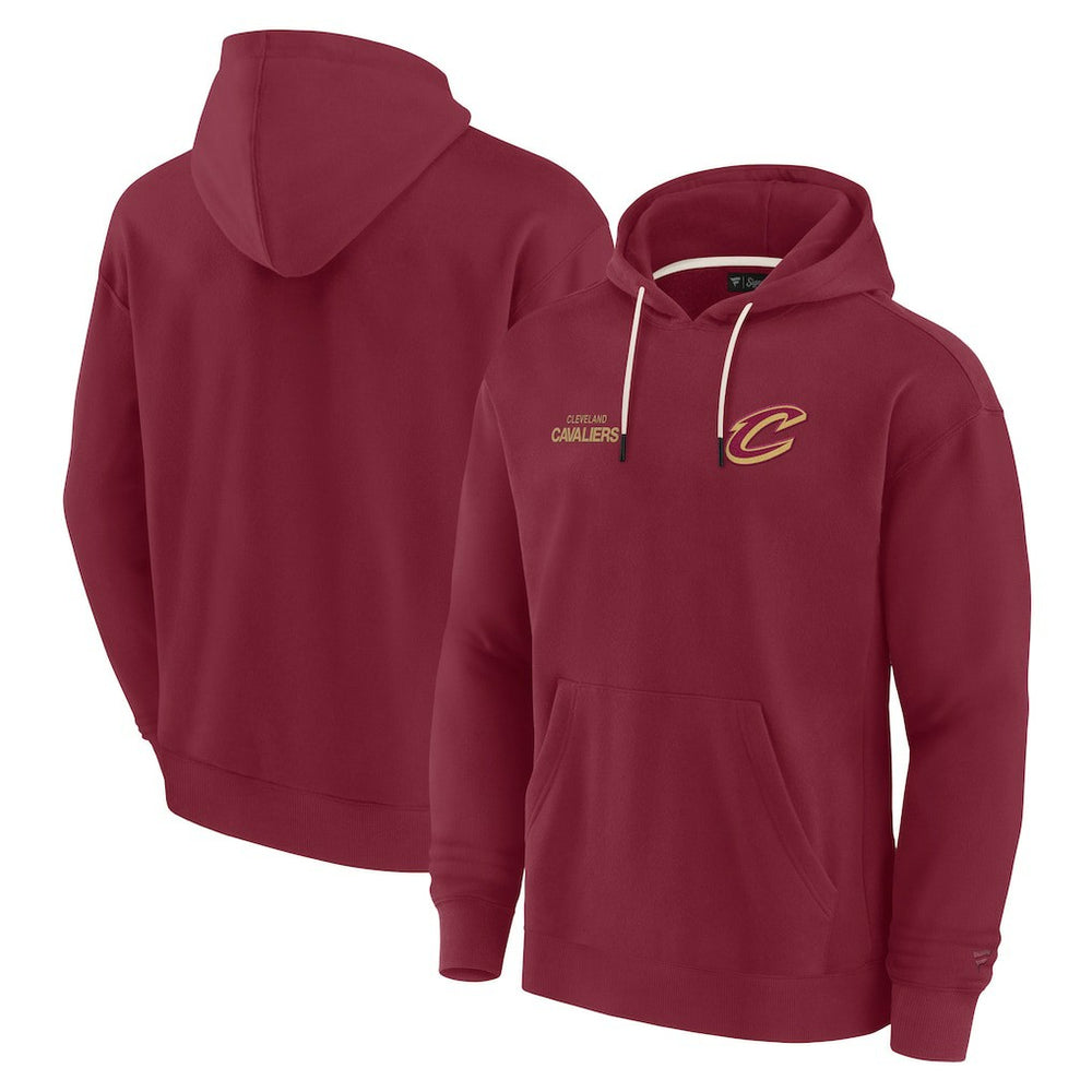 Fanatics - Cleveland Cavaliers Unisex Elements Super Soft Fleece Pullover Hoodie - Wine