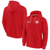 Fanatics - Atlanta Hawks Unisex Elements Super Soft Fleece Pullover Hoodie - Red