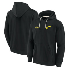 Fanatics - Utah Jazz Unisex Elements Super Soft Fleece Pullover Hoodie - Black