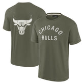 Fanatics - Chicago Bulls Unisex Elements Super Soft Short Sleeve T-Shirt - Olive