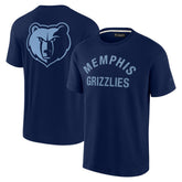 Fanatics - Memphis Grizzlies Unisex Elements Super Soft Short Sleeve T-Shirt - Navy