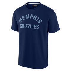 Fanatics - Memphis Grizzlies Unisex Elements Super Soft Short Sleeve T-Shirt - Navy