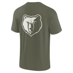 Fanatics - Memphis Grizzlies Unisex Elements Super Soft Short Sleeve T-Shirt - Olive