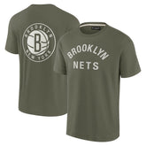 Fanatics - Brooklyn Nets Unisex Elements Super Soft Short Sleeve T-Shirt - Olive
