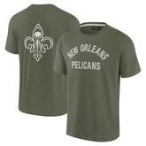 Fanatics - New Orleans Pelicans Unisex Elements Super Soft Short Sleeve T-Shirt - Olive