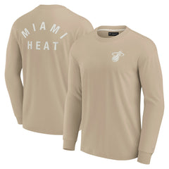 Fanatics - Miami Heat Unisex Elements Super Soft Long Sleeve T-Shirt - Khaki
