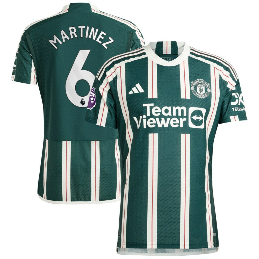 Adidas Lisandro Martínez Manchester United 2023/24 Away Player Jerseys - Green