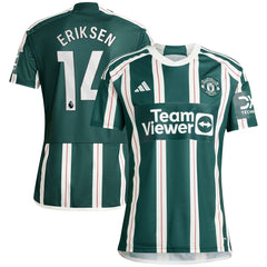 Adidas Christian Eriksen Manchester United 2023/24 Away Replica Player Jerseys - Green