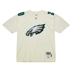 Brian Dawkins Philadelphia Eagles Chainstitch Legacy Jersey Cream - Mitchell & Ness