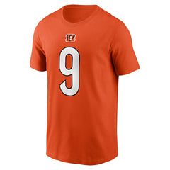 Joe Burrow Cincinnati Bengals Player Name & Number T-Shirt Orange - Nike