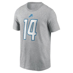 Amon-Ra St. Brown Detroit Lions Player Name & Number T-Shirt Gray - Nike