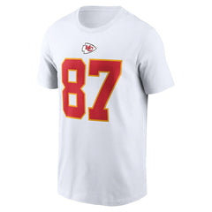 Travis Kelce Kansas City Chiefs Player Name & Number T-Shirt White - Nike