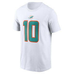 Tyreek Hill Miami Dolphins Player Name & Number T-Shirt White - Nike