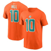 Tyreek Hill Miami Dolphins Player Name & Number T-Shirt Orange - Nike