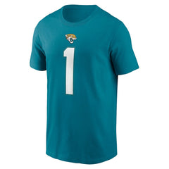Travis Etienne Jacksonville Jaguars Player Name & Number T-Shirt Teal - Nike