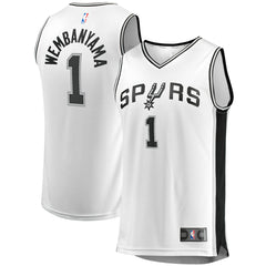 Fanatics - Victor Wembanyama San Antonio Spurs Youth Fast Break Player Jersey - Association Edition - White