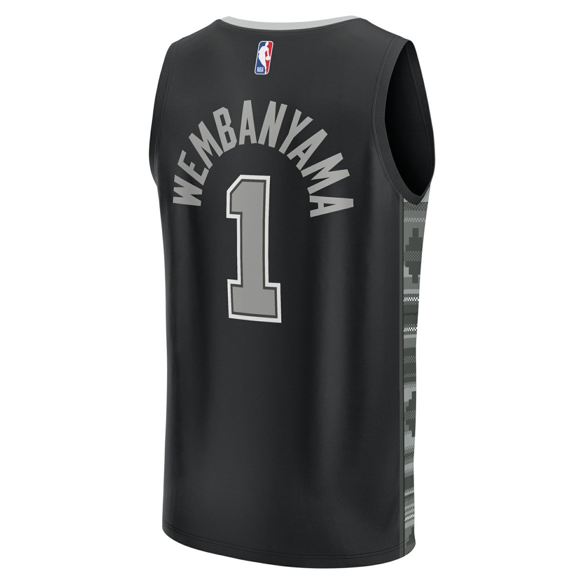 Victor Wembanyama San Antonio Spurs Youth Fast Break Player Jersey - Statement Edition - Black | NBA Jerseys